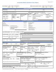 Form CS106190 (CDC71.17) Appendix 17 Congenital Rubella Syndrome Case Report
