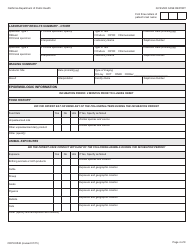 Form CDPH8548 Q Fever Case Report - California, Page 4