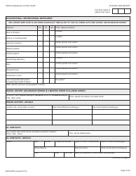 Form CDPH8548 Q Fever Case Report - California, Page 5