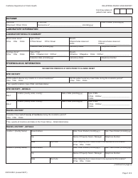 Form CDPH8561 Relapsing Fever Case Report - California, Page 3