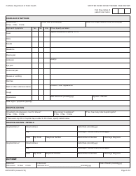 Form CDPH8575 Spotted Fever Rickettsioses Case Report - California, Page 2