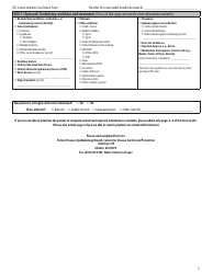 CDC Listeria Initiative Case Report Form, Page 5