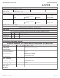 Form CDPH8559 Tularemia Case Report - California, Page 4