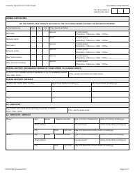 Form CDPH8559 Tularemia Case Report - California, Page 5