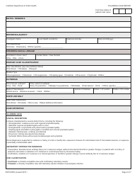 Form CDPH8559 Tularemia Case Report - California, Page 6