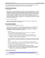 Instructions for Form CDPH8635 A-B Aggregate Reports for Tuberculosis Program Evaluation - Follow-Up and Treatment for Contacts to Tuberculosis Cases - California, Page 2