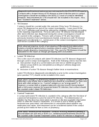 Instructions for Form CDPH8635 A-B Aggregate Reports for Tuberculosis Program Evaluation - Follow-Up and Treatment for Contacts to Tuberculosis Cases - California, Page 5