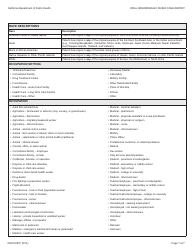 Form CDPH8527 Viral Hemorrhagic Fever Case Report - California, Page 7