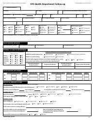 Document preview: Form CDPH9047 Std Health Department Follow-Up - California