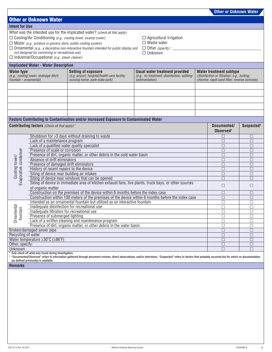 Form CDC52.12 - Fill Out, Sign Online and Download Printable PDF ...