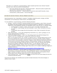Instructions for Form CDPH8567 Foodborne Disease Outbreak Report - California, Page 10