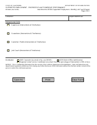 Form DR384A Supported Employment - Proposed Plan to Improve Performance - California, Page 2