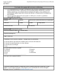 Document preview: Formulario CalRecycle38 Formato De Queja Del Acceso a Idiomas - California (Spanish)