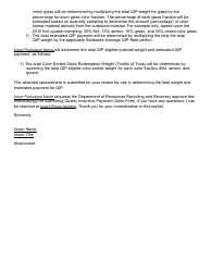 Instructions for Form CalRecycle757 Quality Incentive Payment Claim - California, Page 5