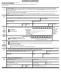 Form STD204 Payee Data Record - California