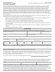 Document preview: Form CDTFA-38-I Application for in-State Voluntary Disclosure - California