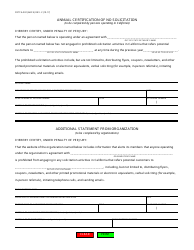 Form CDTFA-232 Annual Certification Regarding Solicitation Activities - California, Page 2