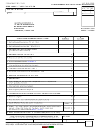 Document preview: Form CDTFA-501-BM Beer Manufacturer Tax Return - California