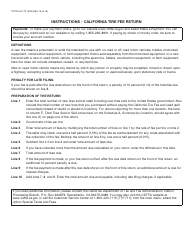 Form CDTFA-501-TF California Tire Fee Return - California, Page 2