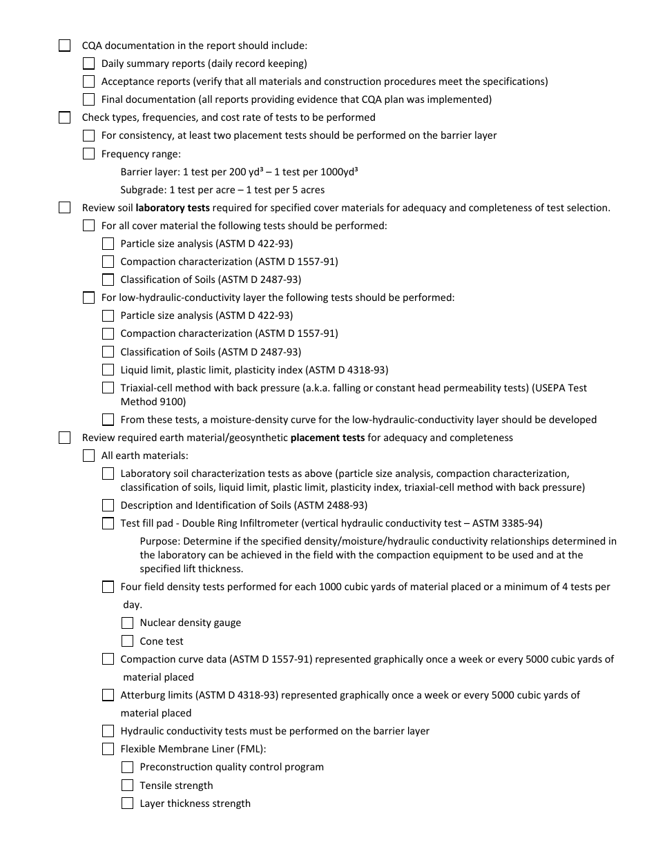 Form CalRecycle177 Final Closure and Postclosure Maintenance Plan - Qualitative Review Checklist - California, Page 4