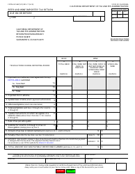Document preview: Form CDTFA-501-BW Beer and Wine Importer Tax Return - California