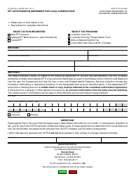 Document preview: Form CDTFA-555-LJ Eft Authorization Agreement for Local Jurisdictions - California