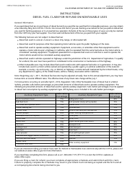 Form CDTFA-770-DU Diesel Fuel Claim for Refund on Nontaxable Uses - California, Page 4