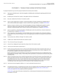 Form CDTFA-501-DS Distilled Spirits Tax Return - California, Page 3