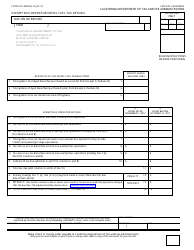 Document preview: Form CDTFA-501-DBSR Exempt Bus Operator Diesel Fuel Tax Return - California