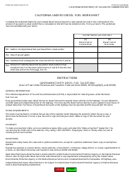 Form CDTFA-501-DGSR Government Entity Diesel Fuel Tax Return - California, Page 2