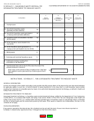 Form CDTFA-501-HD Hazardous Waste Disposal Fee Return - California, Page 3