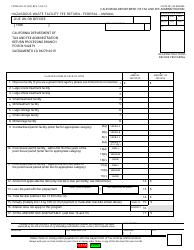 Document preview: Form CDTFA-501-FF Hazardous Waste Facility Fee Return - Federal - Annual - California