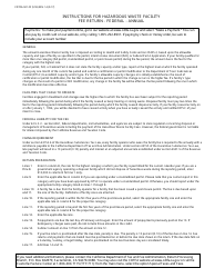Form CDTFA-501-FF &quot;Hazardous Waste Facility Fee Return - Federal - Annual&quot; - California, Page 2