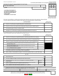 Form CDTFA-501-SQ Integrated Waste Management Fee Return - California