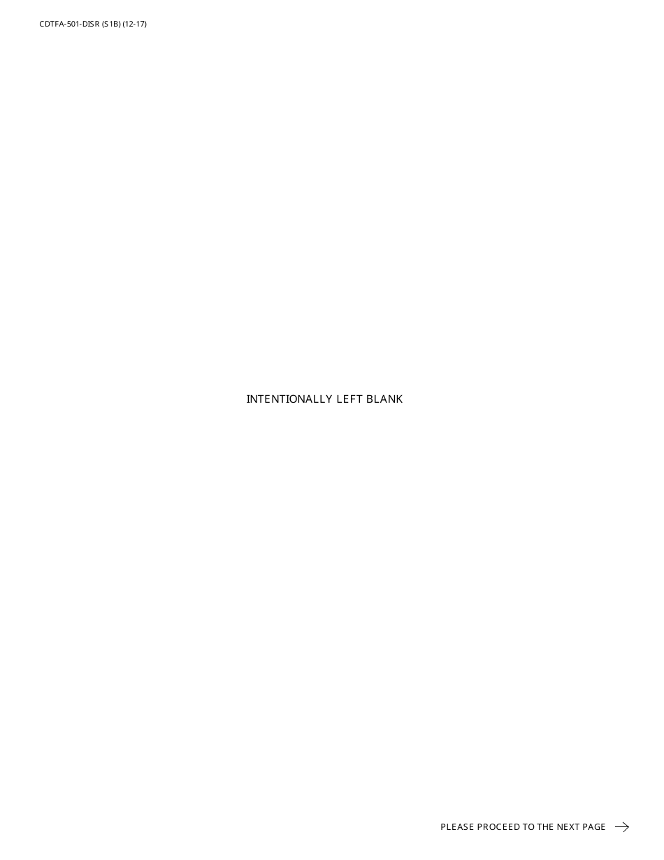 Form CDTFA-501-DISR Interstate User Diesel Fuel Tax Return - California, Page 2