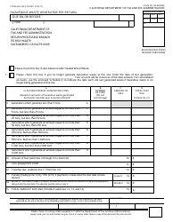 Document preview: Form CDTFA-501-HG Hazardous Waste Generator Fee Return - California