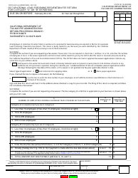 Document preview: Form CDTFA-501-LA Occupational Lead Poisoning Prevention Fee Return for Category "a" or "b" Reporting - California