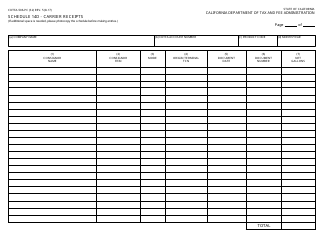 Form CDTFA-506-PC Petroleum Carrier Report - California, Page 3