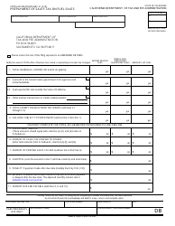 Document preview: Form CDTFA-401-DB Prepayment of Sales Tax on Fuel Sales - California