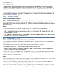 Instructions for Form CDTFA-401-A State, Local, and District Sales and Use Tax Return - California, Page 2