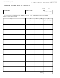 Form CDTFA-501-PFT Return for Motor Vehicle Fuel Owned on November 1, 2017 - California, Page 3