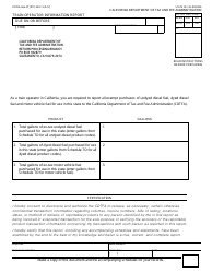 Form CDTFA-506-PT Train Operator Information Report - California