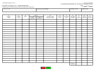 Form CDTFA-506-PT Train Operator Information Report - California, Page 5
