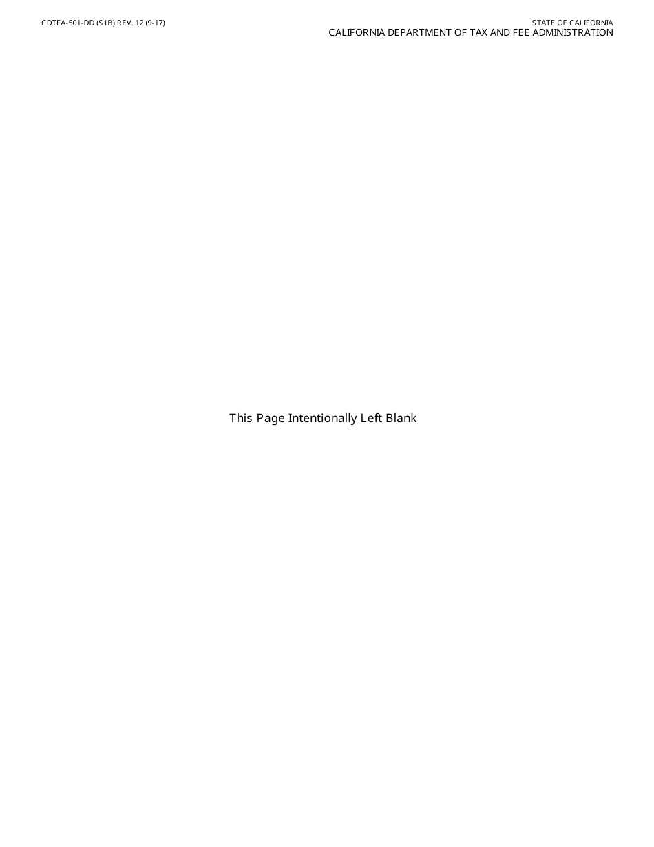 Form CDTFA-501-DD Supplier of Diesel Fuel Tax Return - California, Page 2