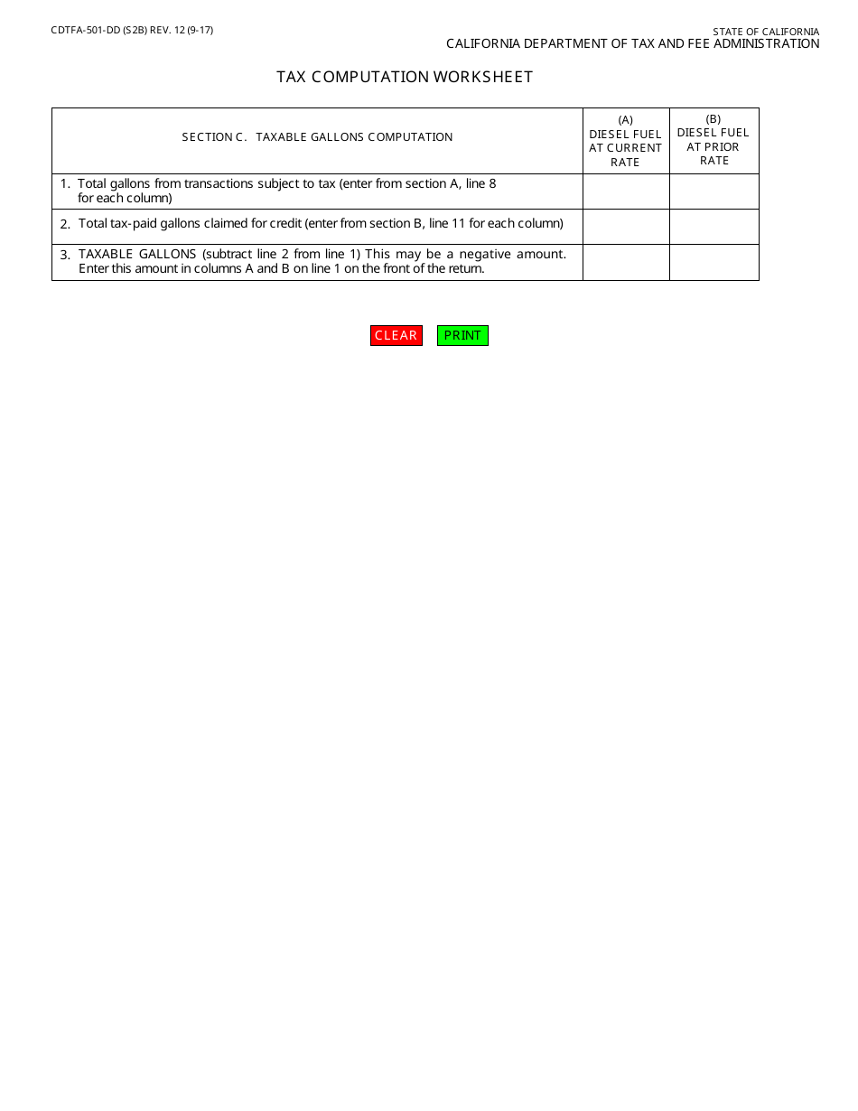 Form CDTFA-501-DD Supplier of Diesel Fuel Tax Return - California, Page 4