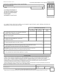 Document preview: Form CDTFA-501-PS Supplier of Motor Vehicle Fuel Tax Return - California