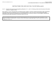 Form CDTFA-501-AU User Use Fuel Tax Return - California, Page 4