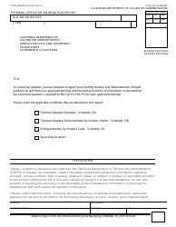 Form CDTFA-506-PO Terminal Operator Information Report - California