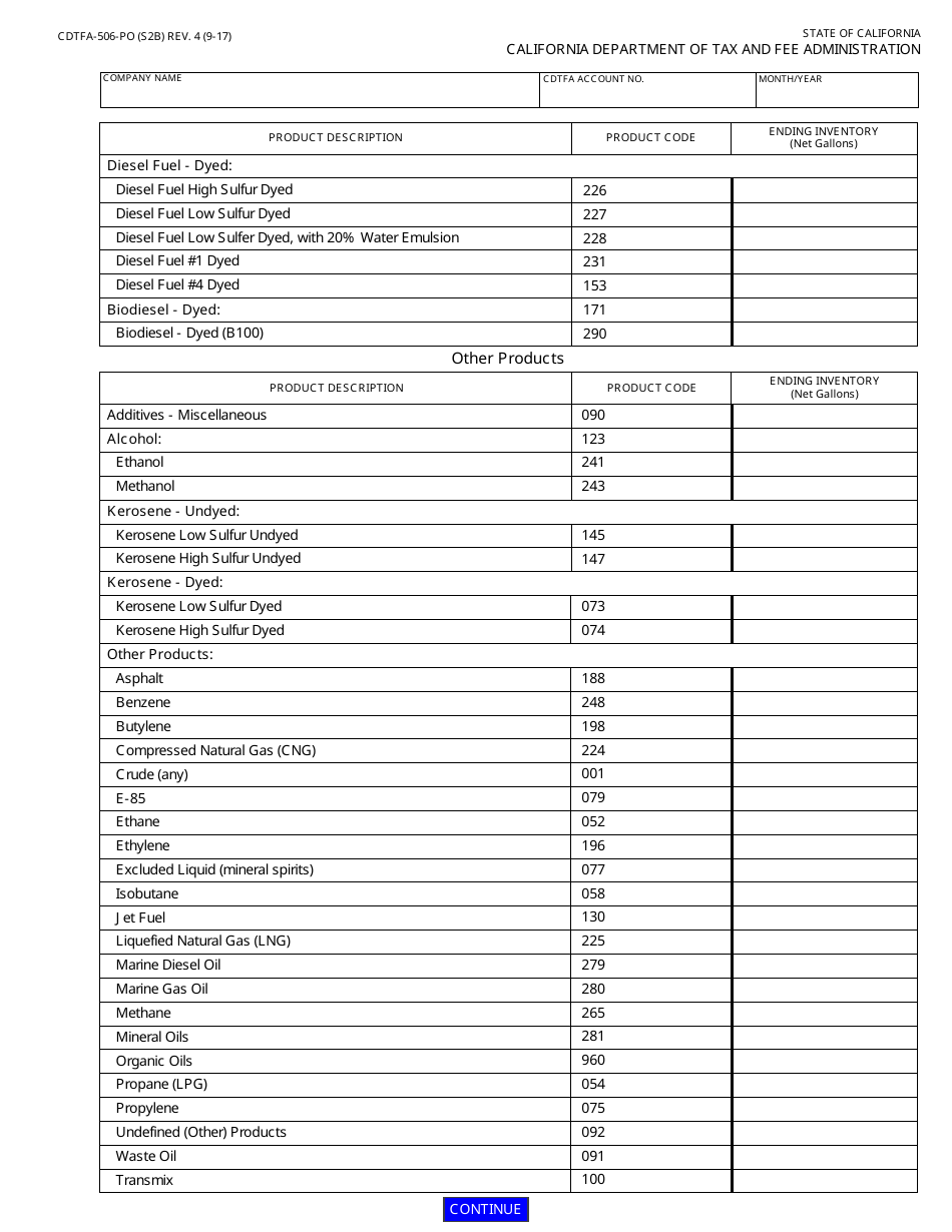 Form CDTFA-506-PO Terminal Operator Information Report - California, Page 4
