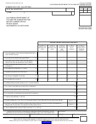 Document preview: Form CDTFA-501-AV Vendor Use Fuel Tax Return - California